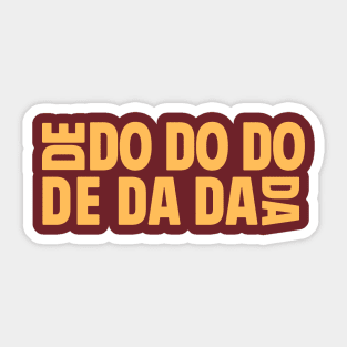 80s Pop Music | De Do Do Do | Catchy Tune | Sing Along Sticker